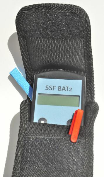 Frontseite - geöffnet: Tasche zum SSF BAT2-Detektor